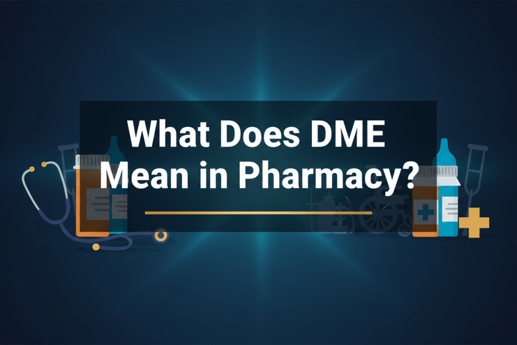 What Does DME Mean in Pharmacy?