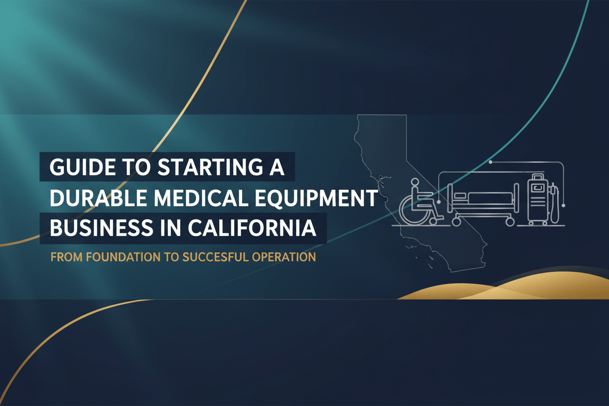 Step-by-Step Guide to Starting a Durable Medical Equipment Business in California