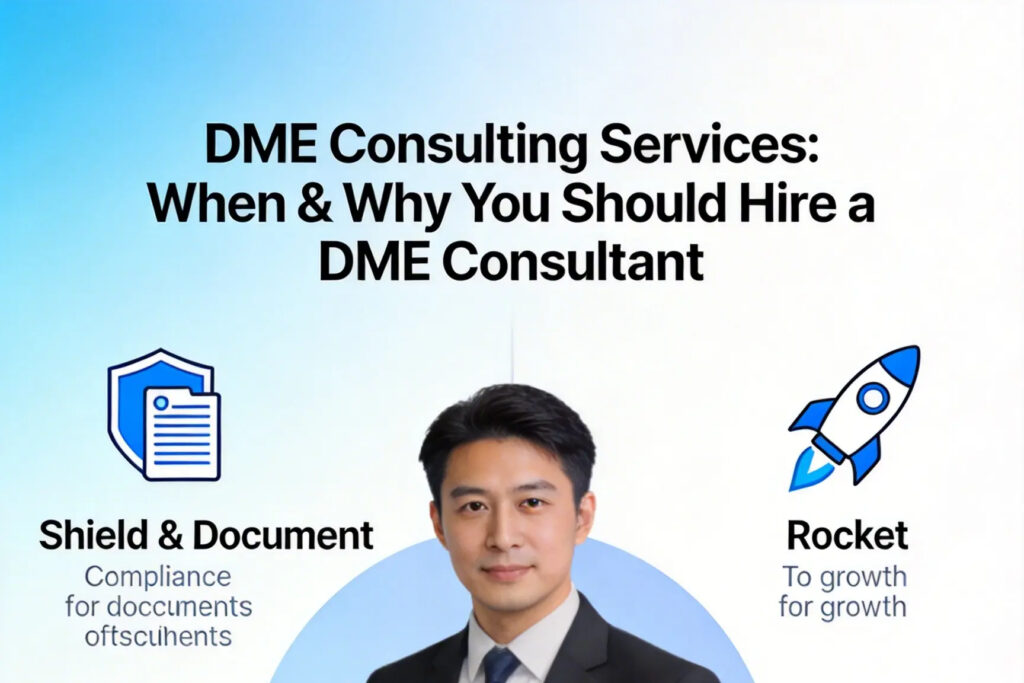 DME Consulting Services: When & Why You Should Hire a DME Consultant