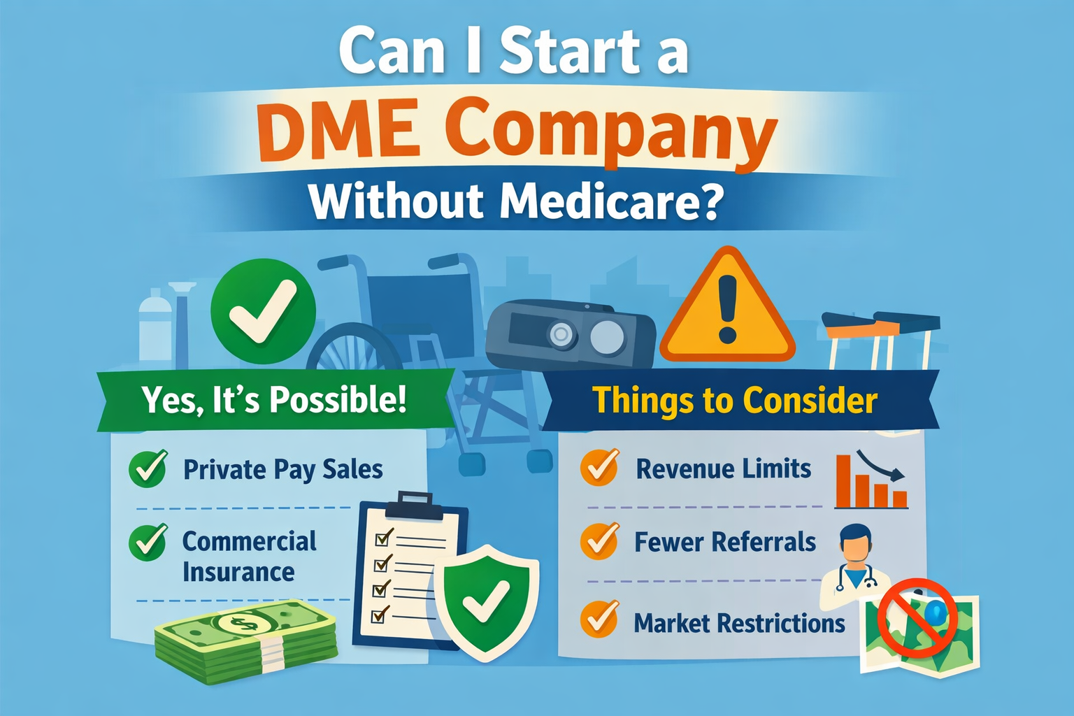 Can I Start a DME Company Without Medicare?