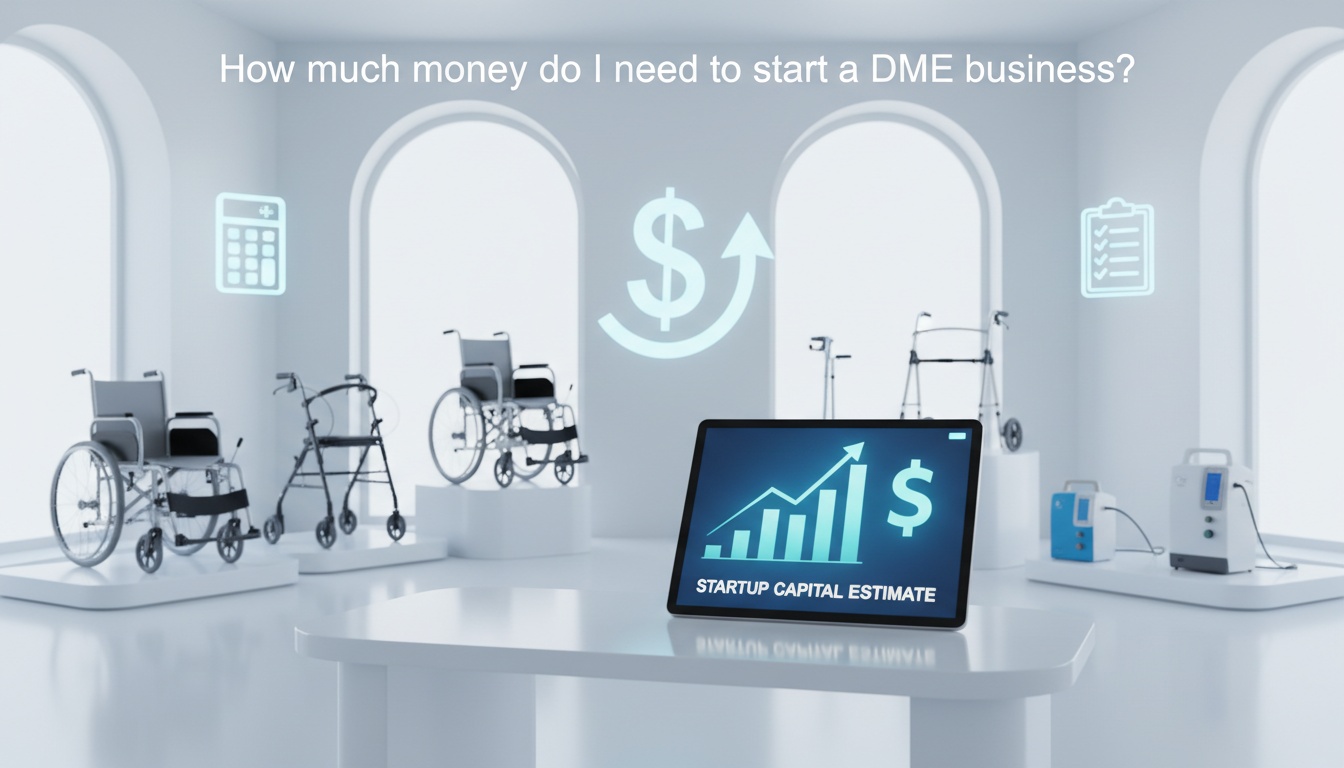 How much money do I need to start a DME business