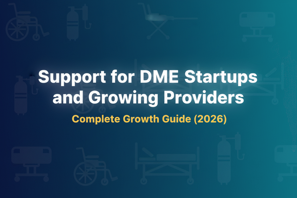 Support for DME Startups and Growing Providers: Complete Growth Guide (2026)