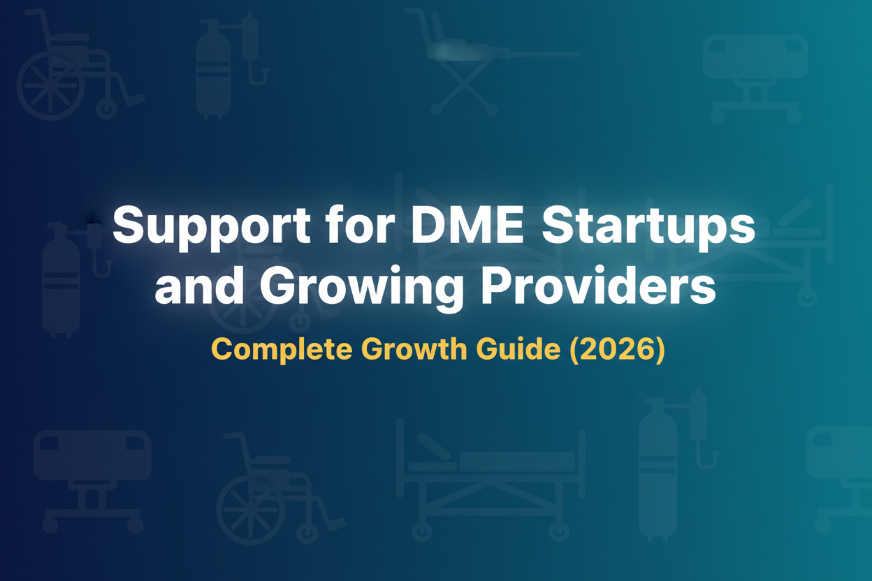 Support for DME Startups and Growing Providers: Complete Growth Guide (2026)
