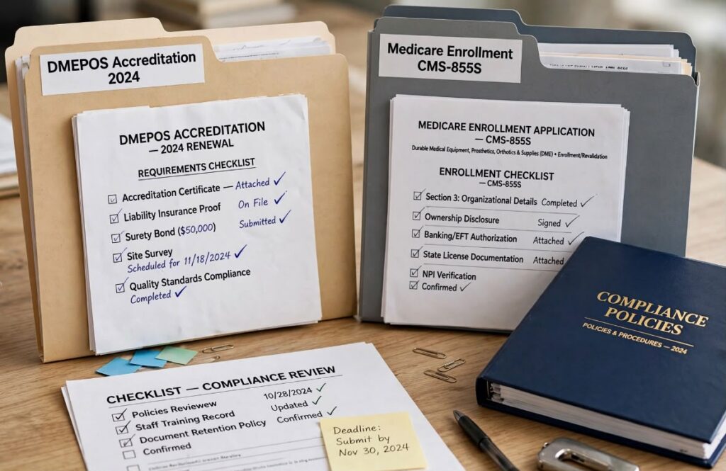 DMEPOS Accreditation vs. Medicare Enrollment: What Comes First?