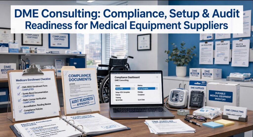 DME Consulting: Compliance, Setup & Audit Readiness for Medical Equipment Suppliers