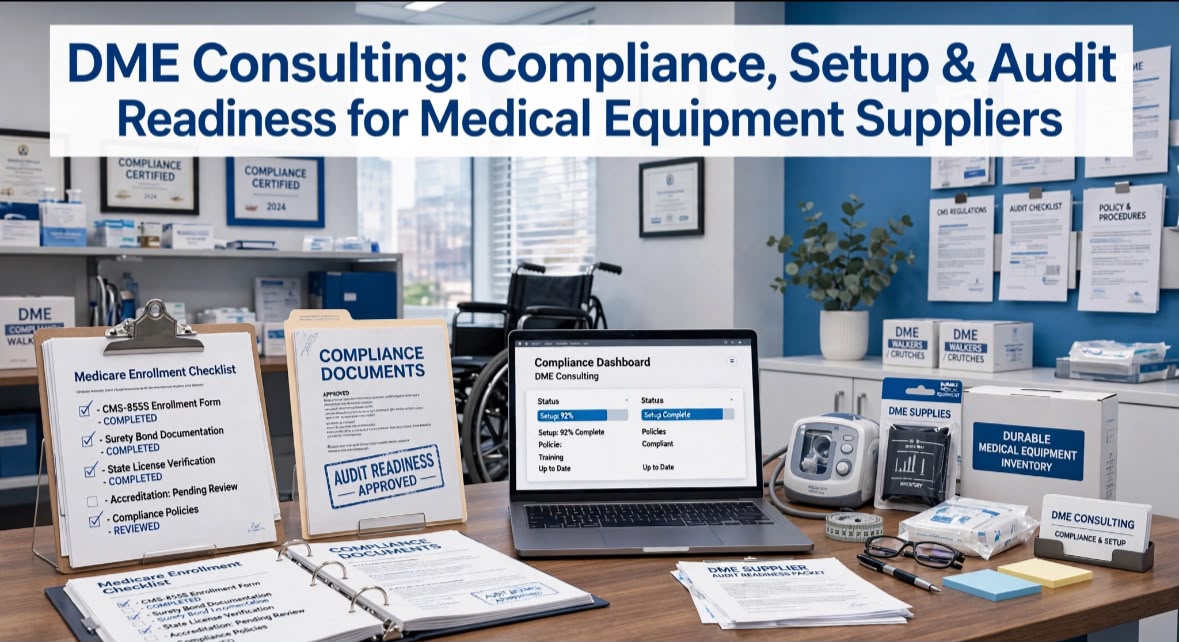 DME Consulting: Compliance, Setup & Audit Readiness for Medical Equipment Suppliers